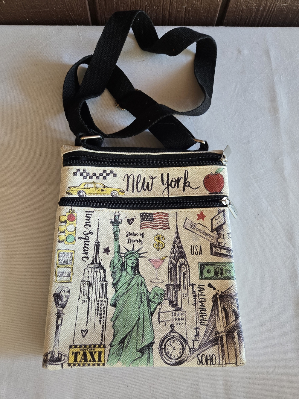 New York Illustration Crossbody Bag